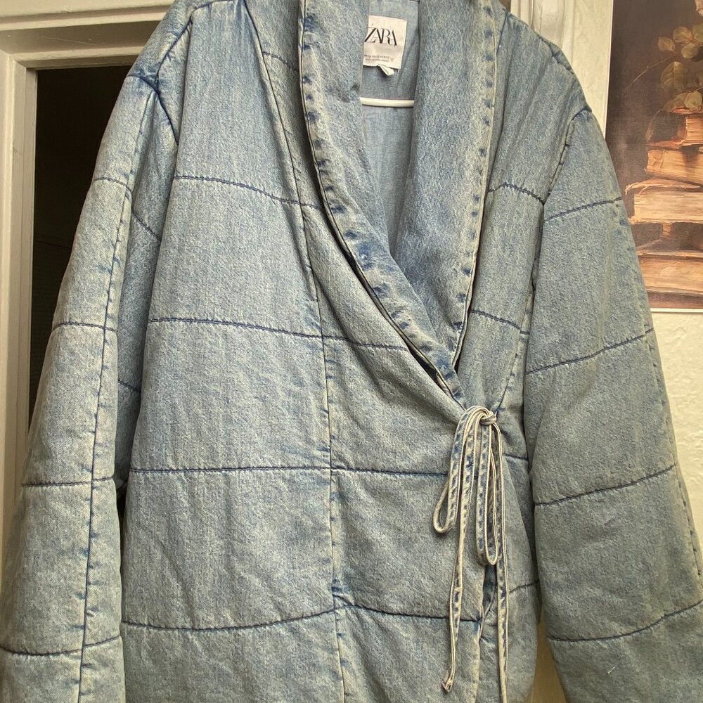 MEN'S PUFFER DENIM JACKET